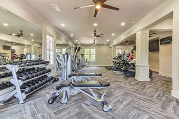 Fully equipped fitness room